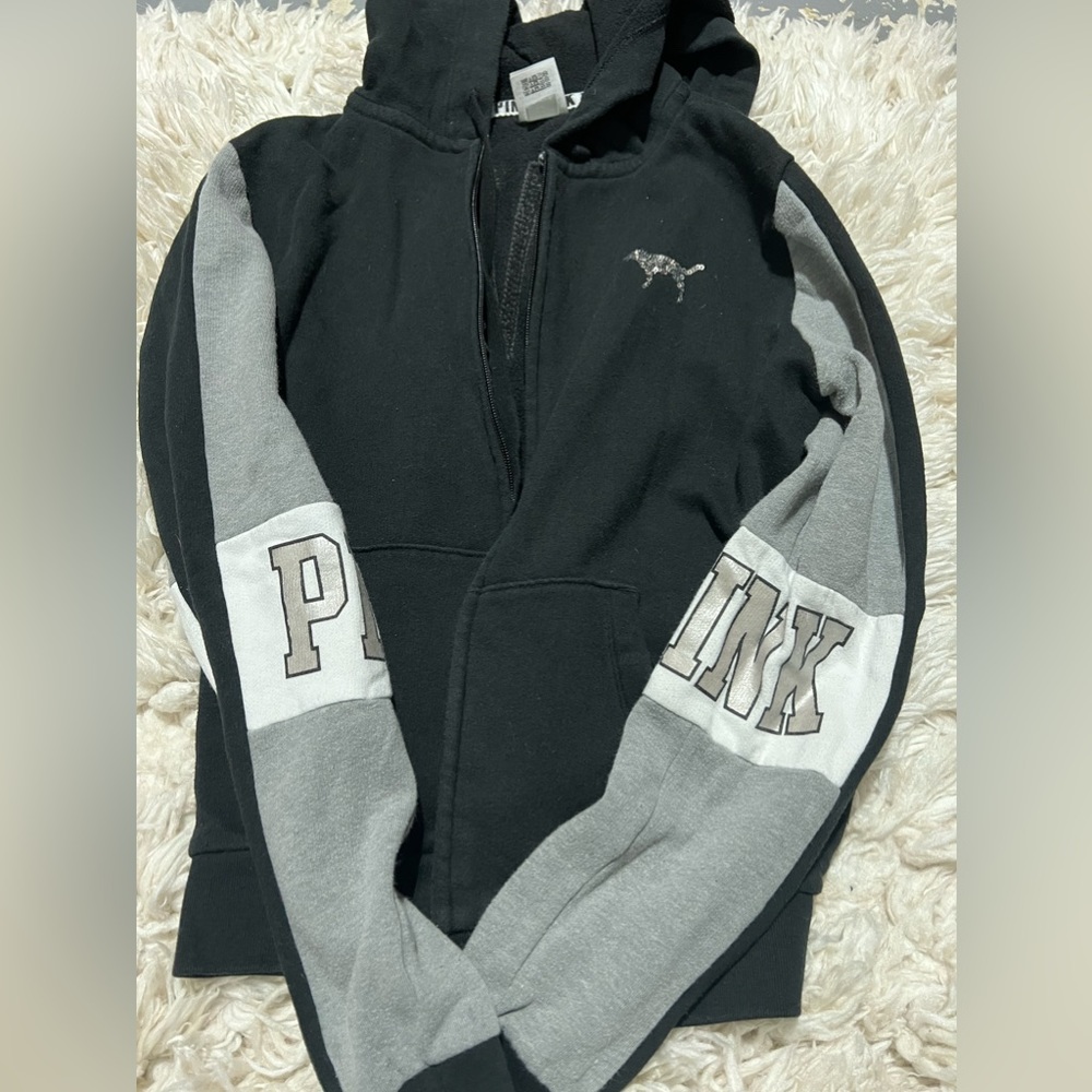 PINK zip up Hoodie